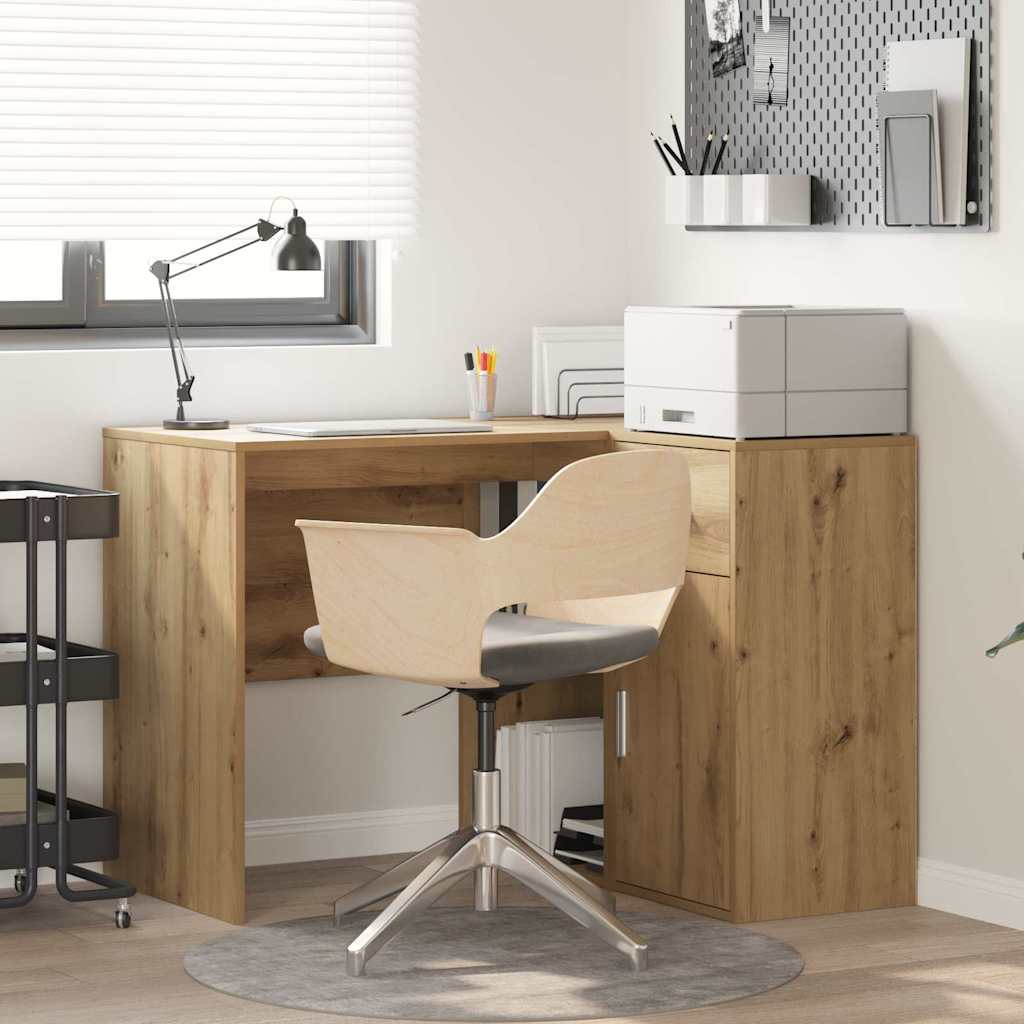 Γωνιακό γραφείο με συρτάρι Artisan Oak 102 x 88 x 75 εκ - Pakobazaar