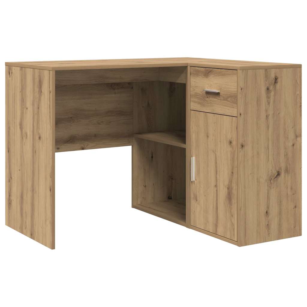 Γωνιακό γραφείο με συρτάρι Artisan Oak 102 x 88 x 75 εκ - Pakobazaar