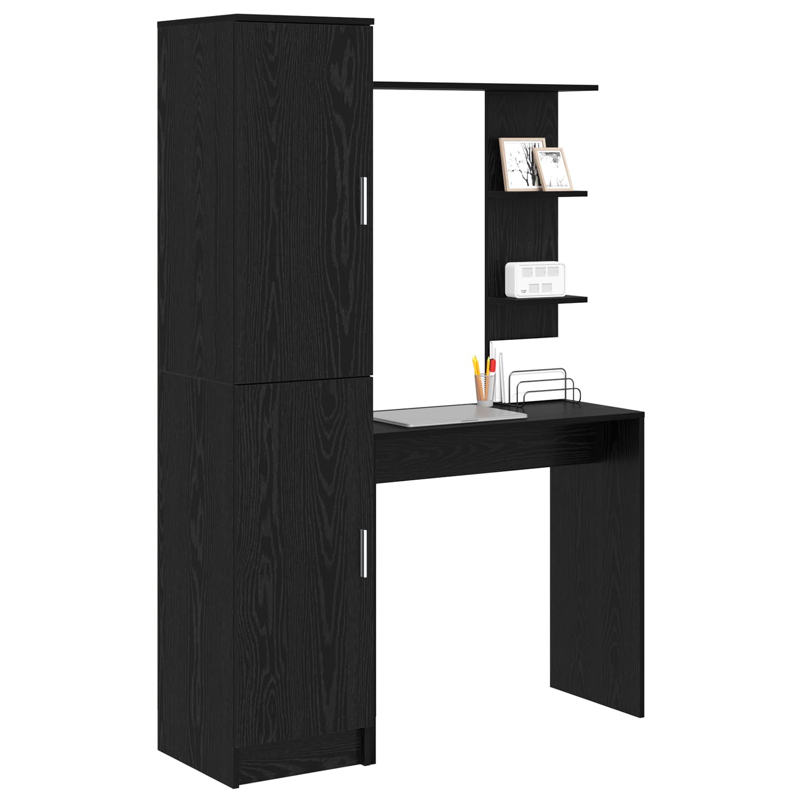 Γραφείο 2 pcs Μαύρη Οξυά