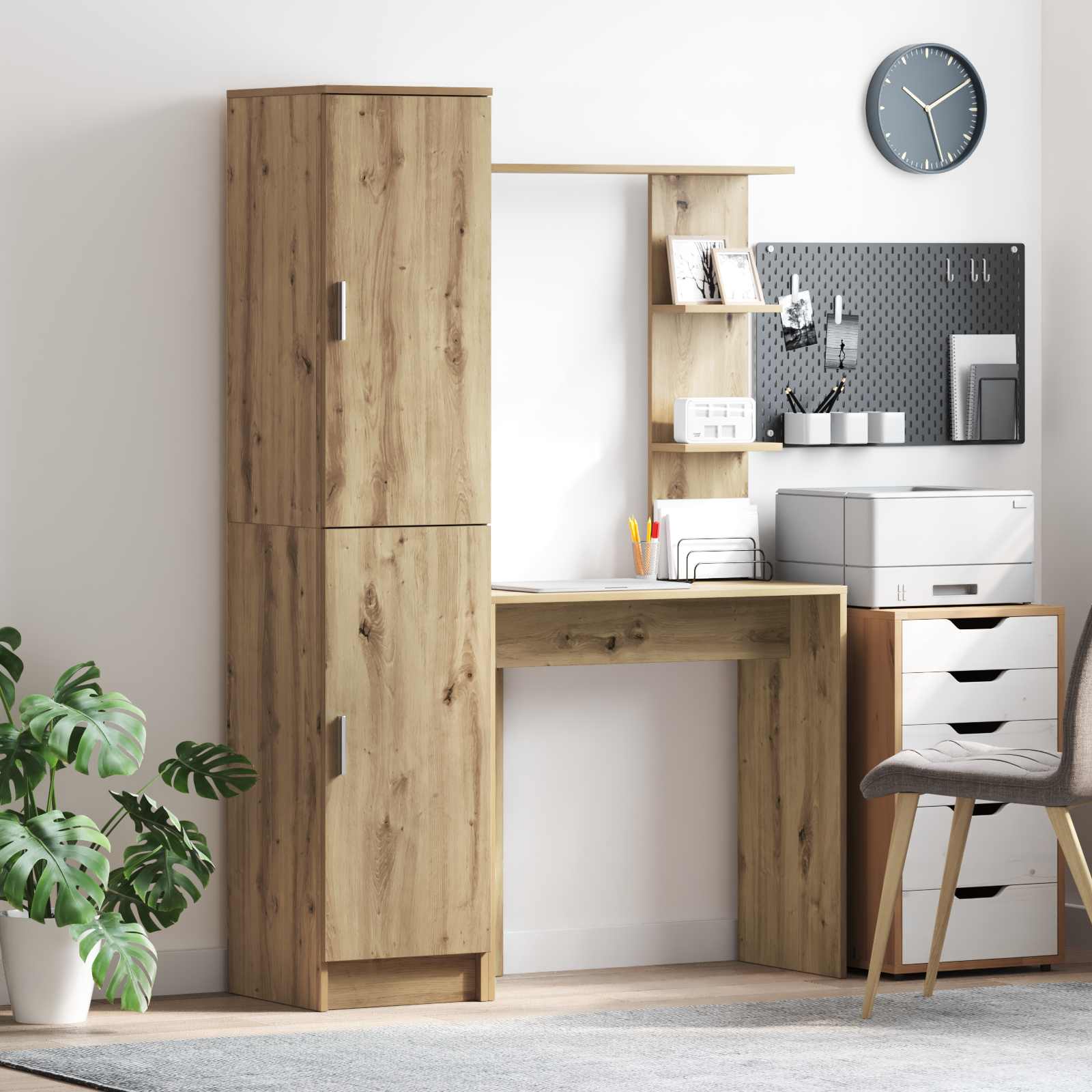 Γραφείο 2 pcs Artisan Oak - Pakobazaar