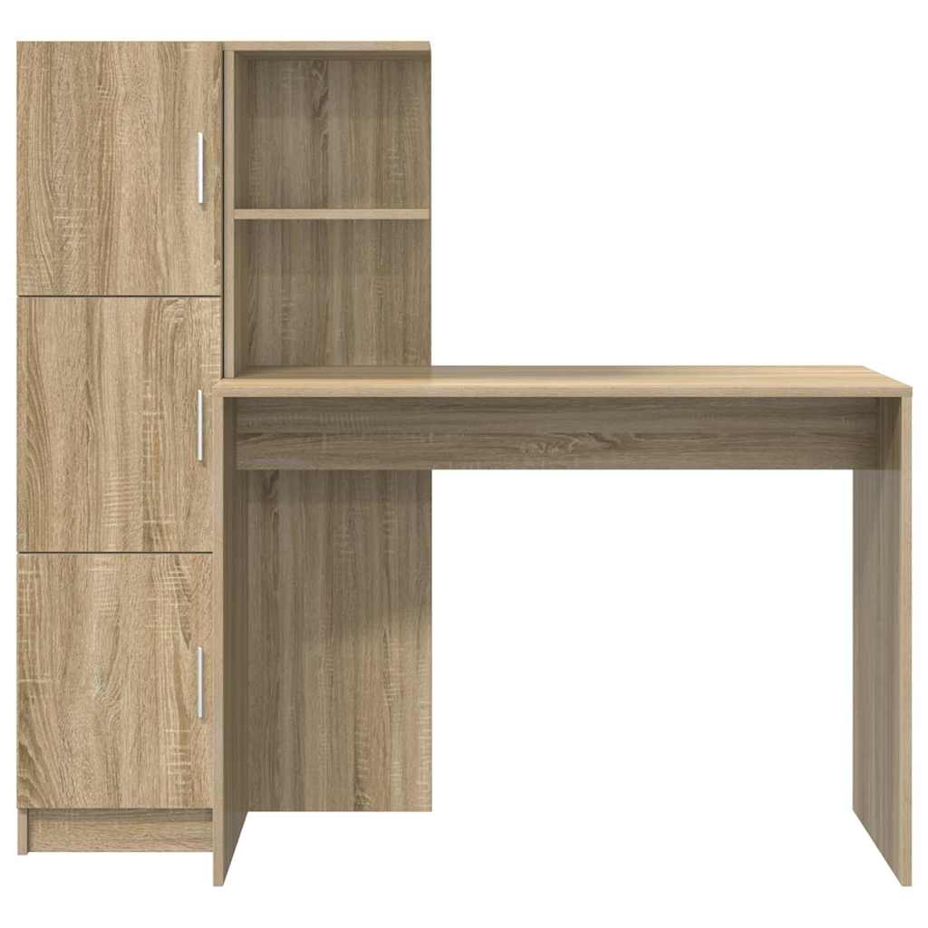 Γραφείο 2 pcs Δρύς Sonoma - Pakobazaar
