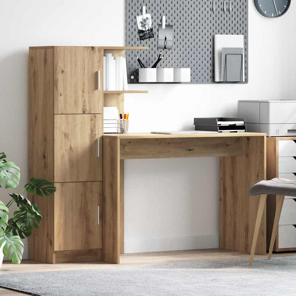 Γραφείο 2 pcs Artisan Oak - Pakobazaar