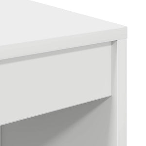Γραφείο Λευκό 125,5 x 40 x 127 εκ 2 τμχ.