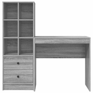 Γραφείο Γκρίζο Σονομα 125,5 x 40 x 127 εκ 2 τμχ.