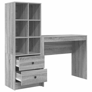 Γραφείο Γκρίζο Σονομα 135,5 x 40 x 127 εκ 2 τμχ.