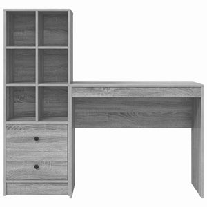 Γραφείο Γκρίζο Σονομα 135,5 x 40 x 127 εκ 2 τμχ.