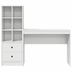 Γραφείο Λευκό 145,5 x 40 x 127 εκ 2 τμχ.