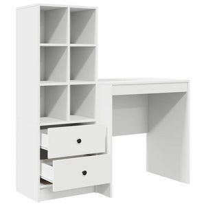 Γραφείο Λευκό 115,5 x 50 x 127 εκ 2 τμχ.