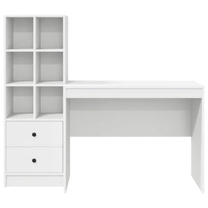 Γραφείο Λευκό 145.5 x 50 x 127 εκ 2 τμχ.