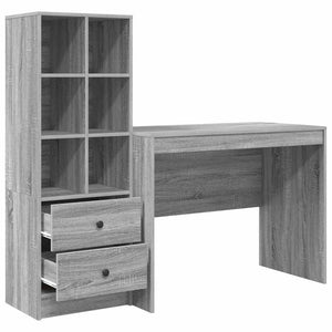 Γραφείο Γκρίζο Σονομα 145.5 x 50 x 127 εκ 2 τμχ.