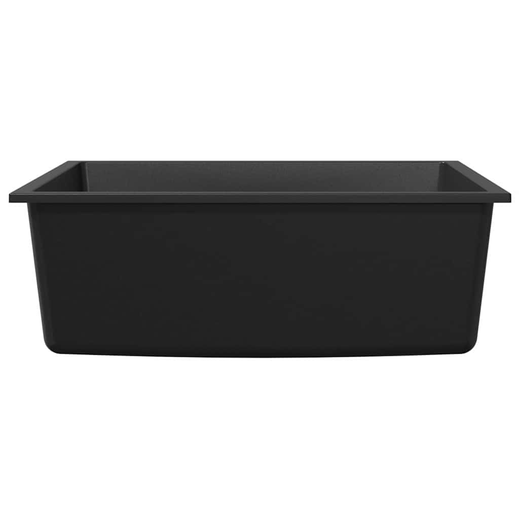Σιντρινο κουζίνας Μαύρο 54 x 44 x 20 εκ. Γρανίτης - Pakobazaar