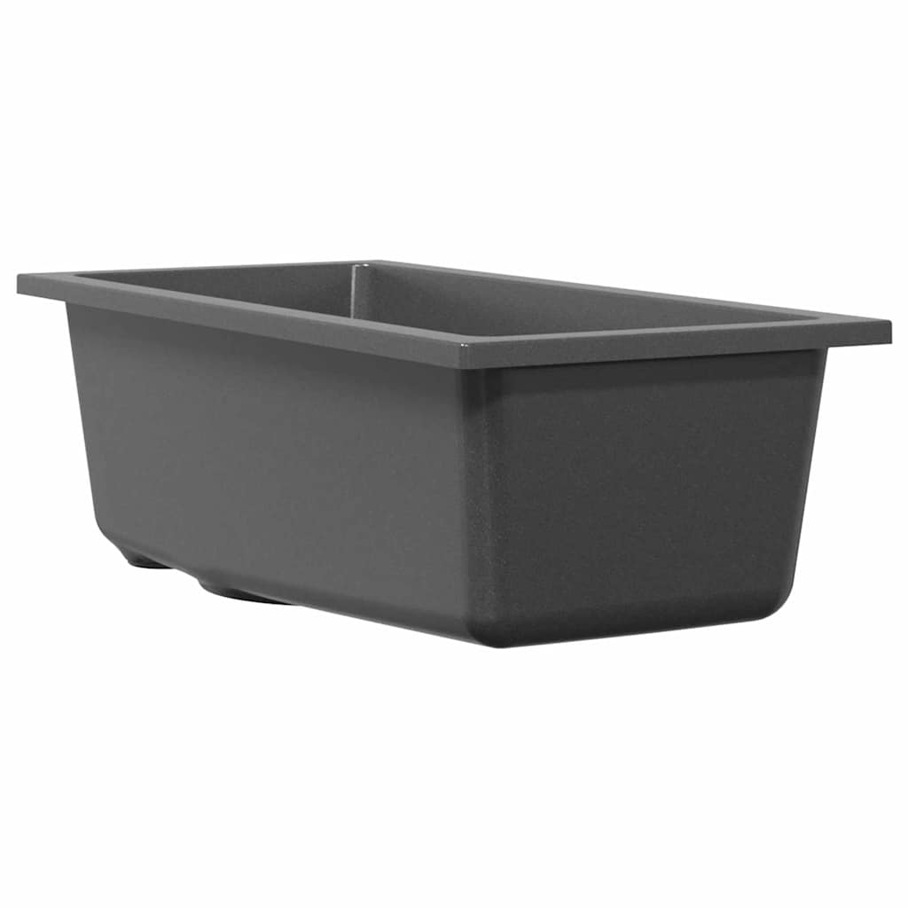 Σιντρινο κουζίνας Γκρι 21 x 44 x 14 εκ. Γρανίτης