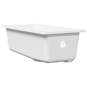 Σιντρινο κουζίνας Λευκό 21 x 44 x 14 εκ. Γρανίτης
