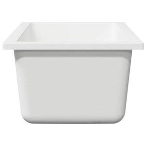 Σιντρινο κουζίνας Λευκό 21 x 44 x 14 εκ. Γρανίτης