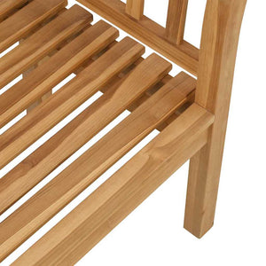 παγκάκι Καφέ 120 x 53,5 x 85 εκ Μασίφ ξύλο teak - Pakobazaar
