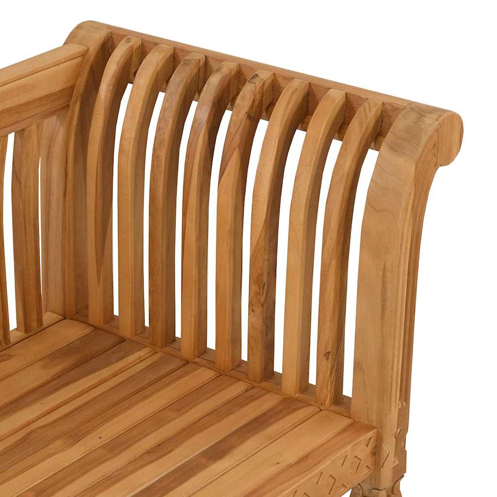 παγκάκι Καφέ 127,5 x 52 x 80 εκ Μασίφ ξύλο teak - Pakobazaar