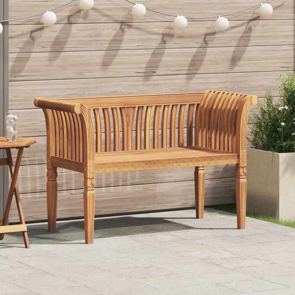 παγκάκι Καφέ 127,5 x 52 x 80 εκ Μασίφ ξύλο teak - Pakobazaar