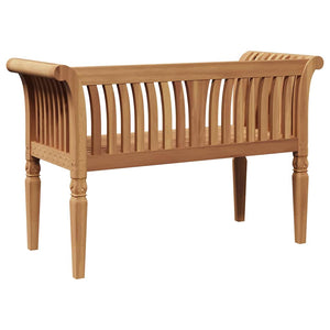 παγκάκι Καφέ 127,5 x 52 x 80 εκ Μασίφ ξύλο teak - Pakobazaar