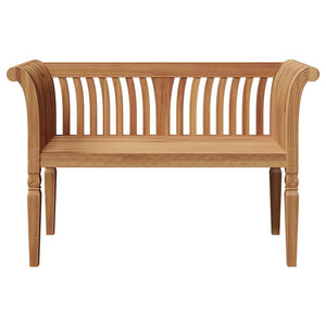 παγκάκι Καφέ 127,5 x 52 x 80 εκ Μασίφ ξύλο teak - Pakobazaar