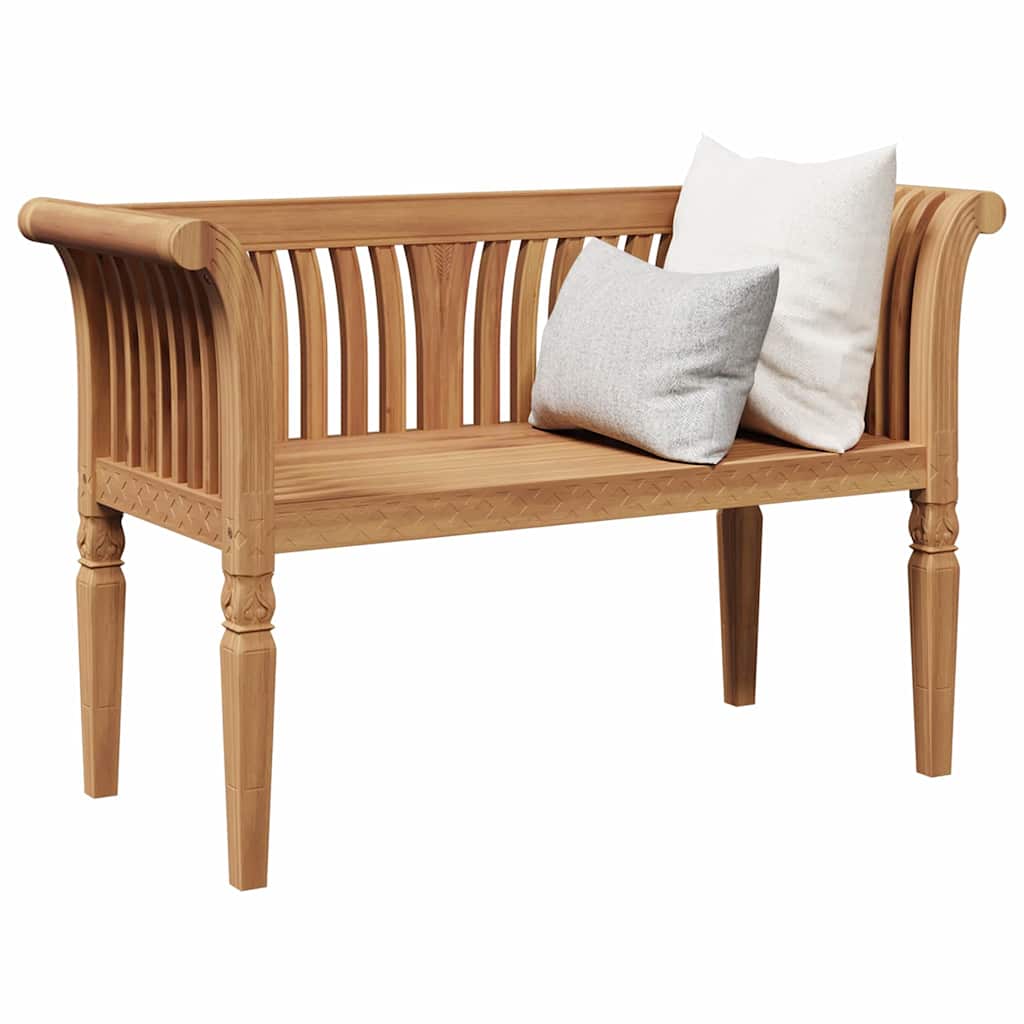 παγκάκι Καφέ 127,5 x 52 x 80 εκ Μασίφ ξύλο teak - Pakobazaar