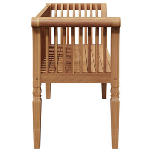 παγκάκι Καφέ 127,5 x 52 x 80 εκ Μασίφ ξύλο teak - Pakobazaar