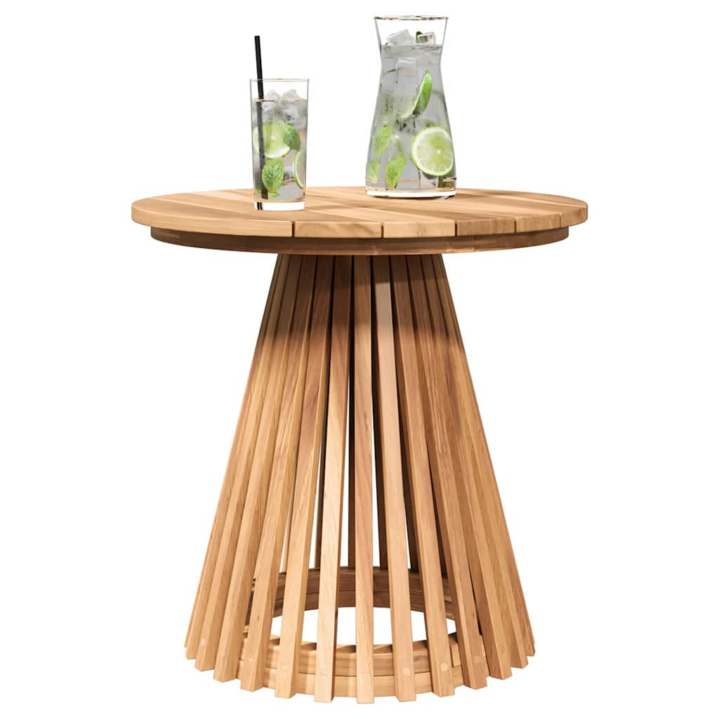 Τραπεζάκι Πλευράς Καφέ 50 x 50 x 49,5 εκ Στερεό Ξύλο Τίκ - Pakobazaar