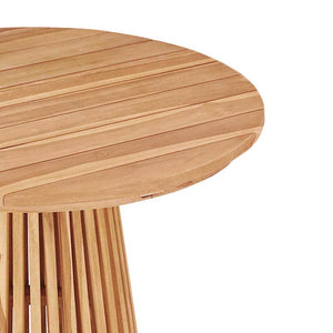 Τραπεζάκι Πλευράς Καφέ 70 x 70 x 75 cm Στερεό Ξύλο Τίκ