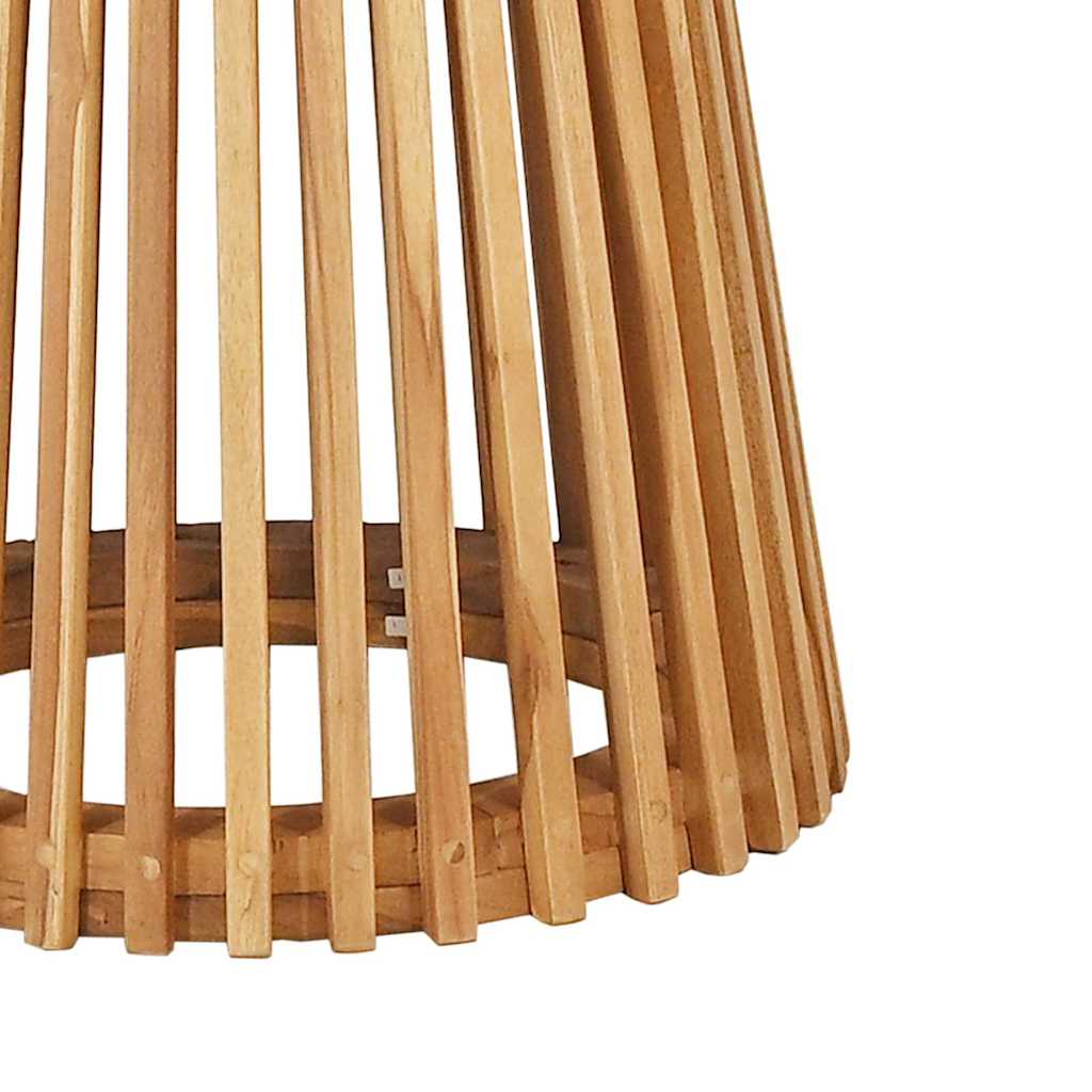 Τραπεζάκι Πλευράς Καφέ 70 x 70 x 75 cm Στερεό Ξύλο Τίκ