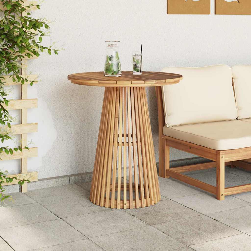 Τραπεζάκι Πλευράς Καφέ 70 x 70 x 75 cm Στερεό Ξύλο Τίκ