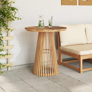 Τραπεζάκι Πλευράς Καφέ 70 x 70 x 75 cm Στερεό Ξύλο Τίκ
