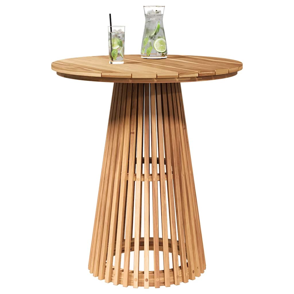 Τραπεζάκι Πλευράς Καφέ 70 x 70 x 75 cm Στερεό Ξύλο Τίκ