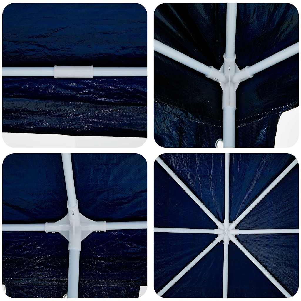 Σκηνή Πάρτυ Μπλε 800 x 400 x 266 εκ Πολυαιθυλένιο και Ατσάλι - Pakobazaar