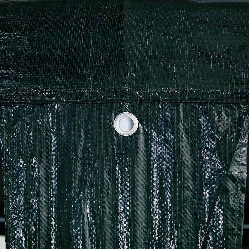 Σκηνή Πάρτυ Πράσινο 800 x 400 x 266 εκ Πολυαιθυλένιο και Ατσάλι - Pakobazaar