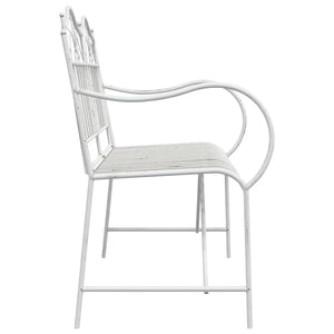 Παγκάκι κήπου 2 -Seater 103,5 x 59 x 89 εκ. Ατσάλι