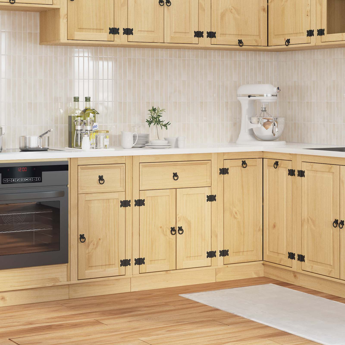 Ντουλαπιού (Cabinet) SKI Μέλι Καφέ 60 x 46 x 81,5 εκ - Pakobazaar