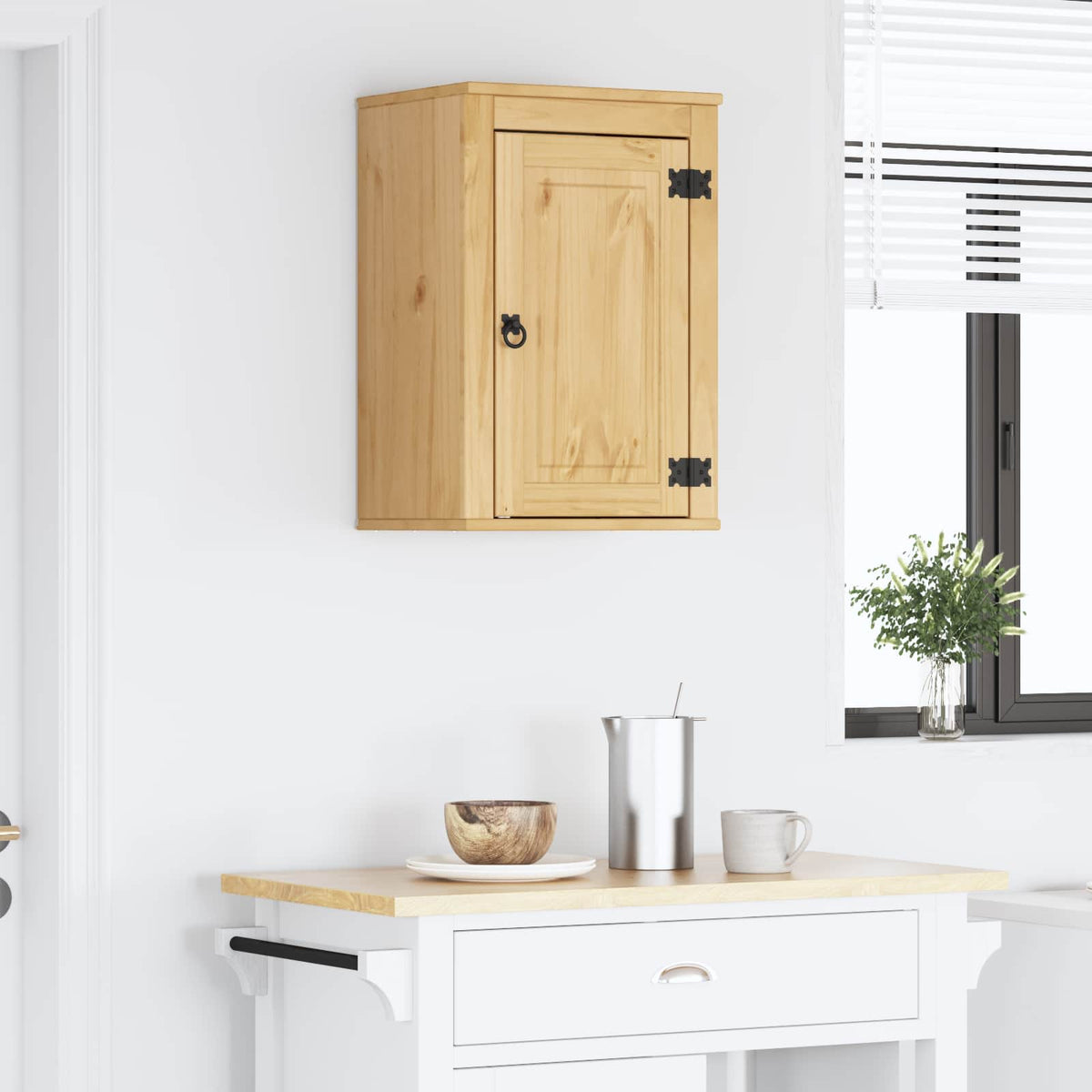 Ντουλαπιού (Cabinet) SKI Μέλι Καφέ 40 x 32 x 60 εκ.