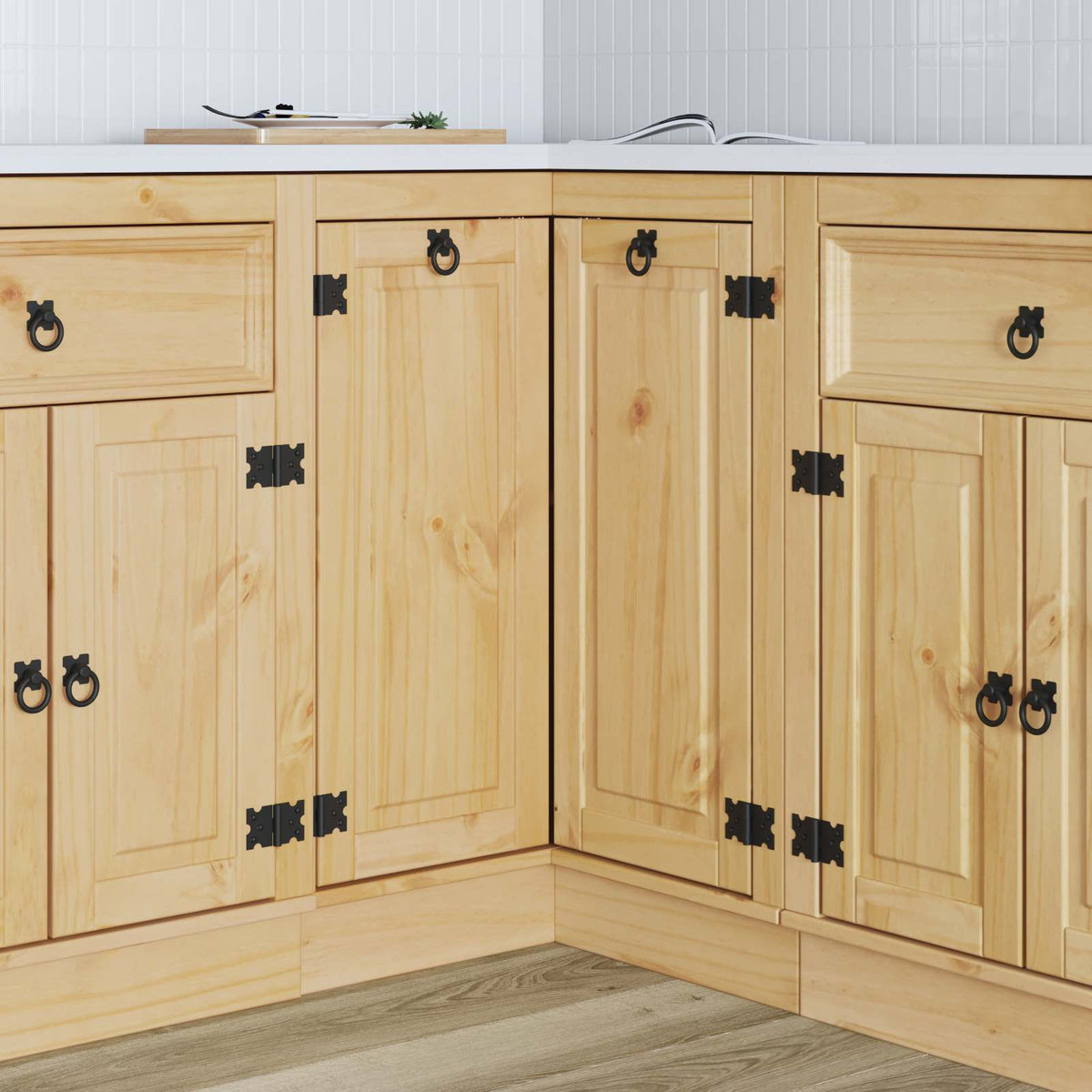 Ντουλαπιού (Cabinet) SKI Μέλι Καφέ 80 x 80 x 81 cm