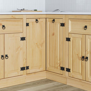 Ντουλαπιού (Cabinet) SKI Μέλι Καφέ 80 x 80 x 81 cm