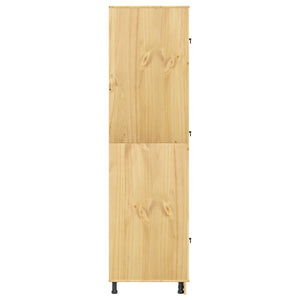 Ντουλαπιού SKI Μέλι Καφέ 60 x 32 x 40 εκ. Στερεά ξυλεία πεύκου - Pakobazaar