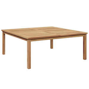 Τραπεζάκι σαλονιού Καφέ 110 x 110 x 45 cm Στερεό Ξύλο Τίκ