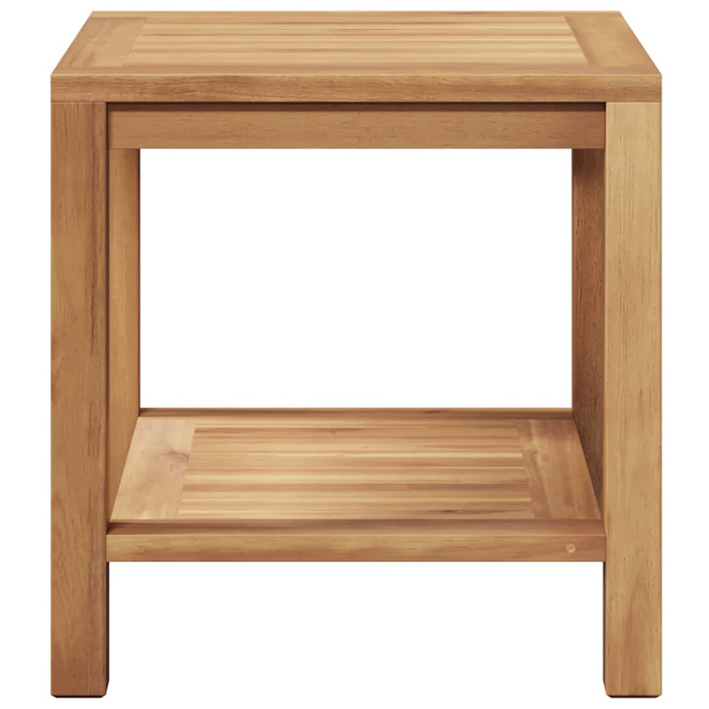 Τραπεζάκι σαλονιού Καφέ 45 x 45 x 45 cm Μασίφ ξύλο teak - Pakobazaar