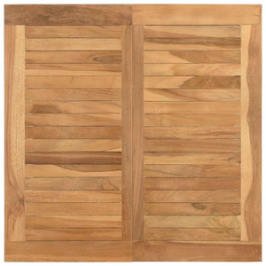 Τραπεζάκι σαλονιού με ράφι Καφέ 60 x 60 x 45 cm Στερεό Ξύλο Τίκ