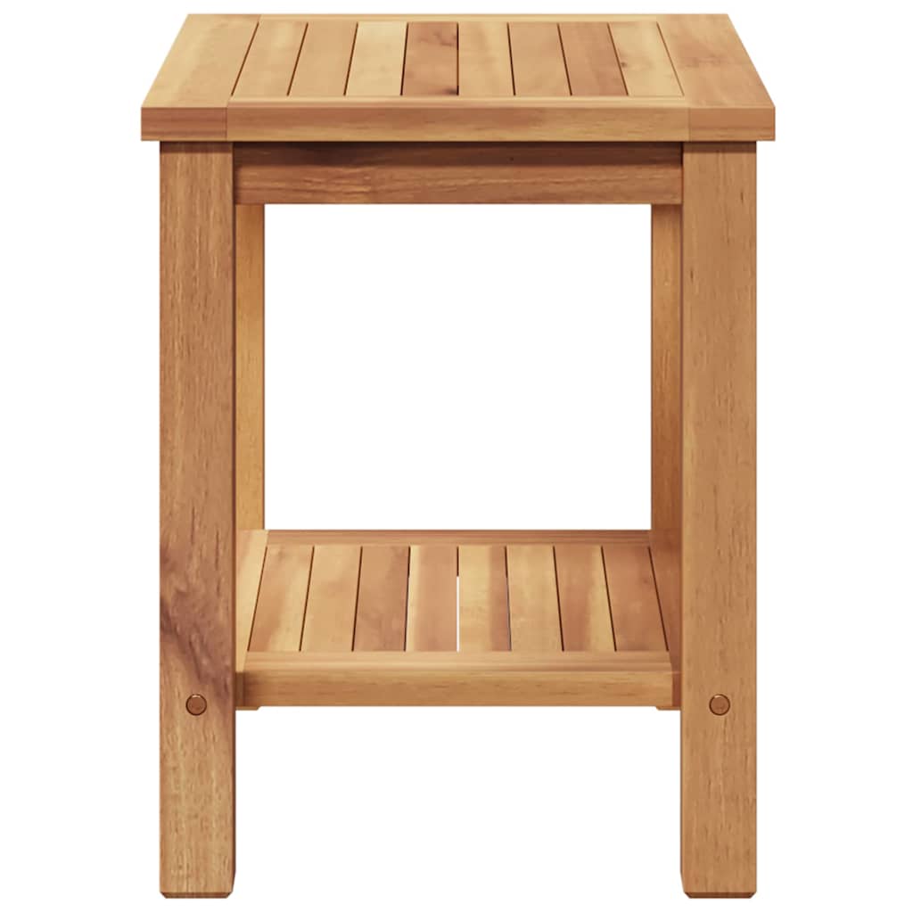 Τραπεζάκι σαλονιού με ράφι Καφέ 50 x 35 x 45 cm Στερεό Ξύλο Τίκ