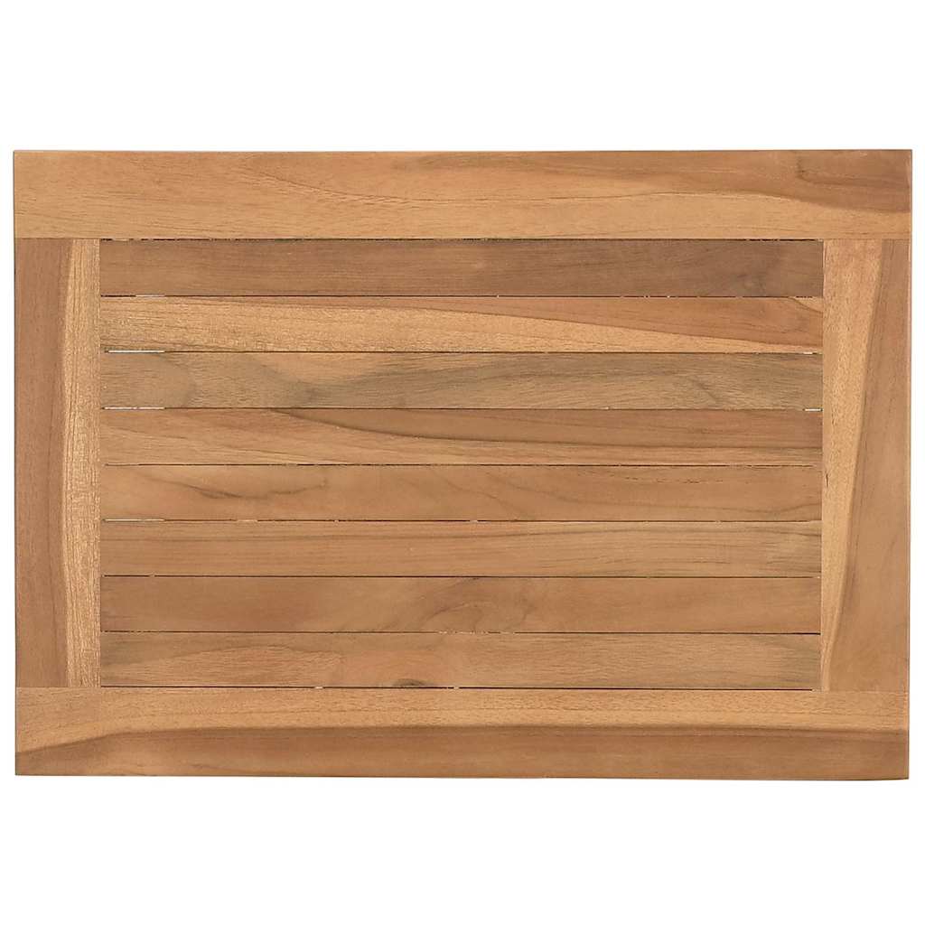 Τραπεζάκι σαλονιού με ράφι Καφέ 50 x 35 x 45 cm Στερεό Ξύλο Τίκ