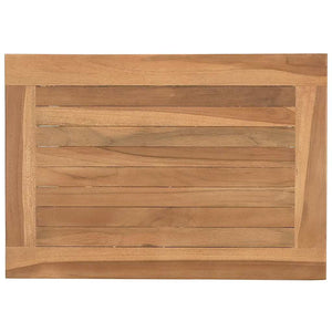 Τραπεζάκι σαλονιού με ράφι Καφέ 50 x 35 x 45 cm Στερεό Ξύλο Τίκ