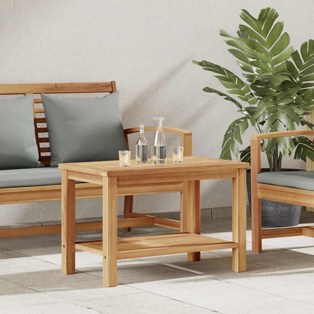 Τραπεζάκι σαλονιού Καφέ 70 x 40 x 45 εκ. Μασίφ ξύλο teak - Pakobazaar