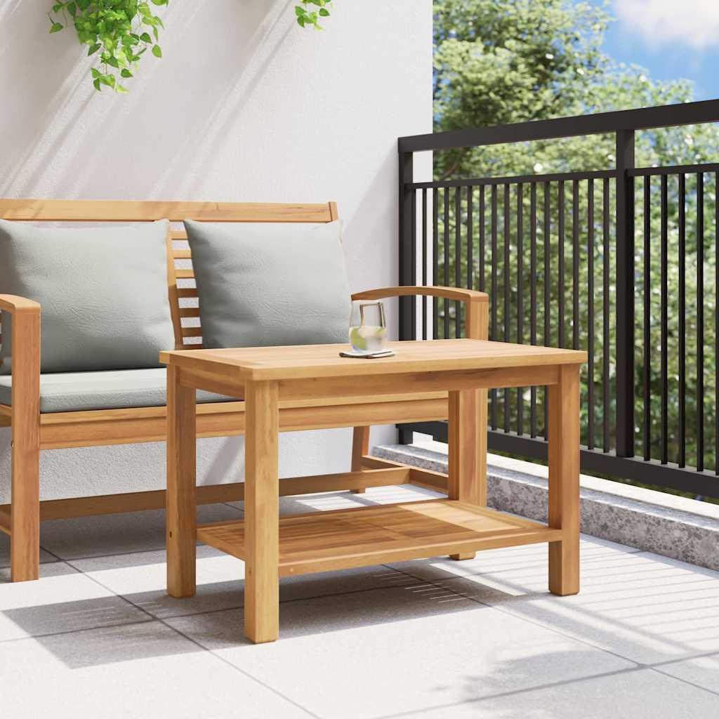Τραπεζάκι σαλονιού Καφέ 70 x 40 x 45 εκ. Μασίφ ξύλο teak - Pakobazaar