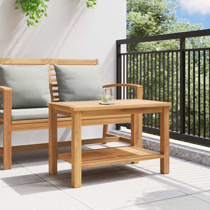 Τραπεζάκι σαλονιού Καφέ 70 x 40 x 45 εκ. Μασίφ ξύλο teak - Pakobazaar