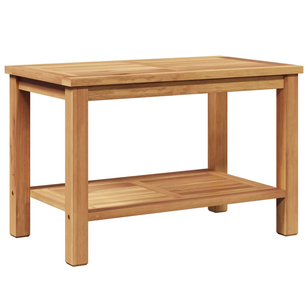 Τραπεζάκι σαλονιού Καφέ 70 x 40 x 45 εκ. Μασίφ ξύλο teak - Pakobazaar