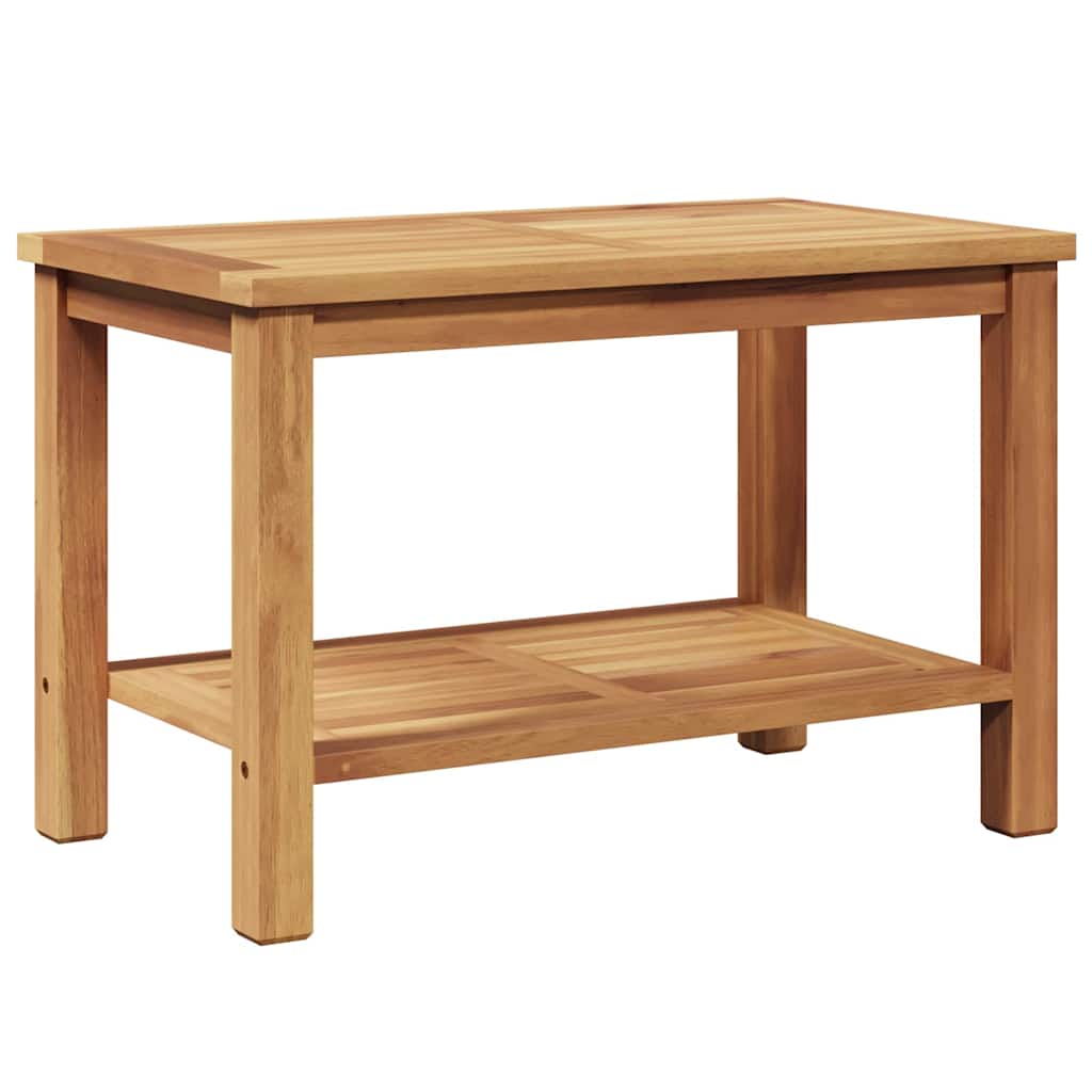 Τραπεζάκι σαλονιού Καφέ 70 x 40 x 45 εκ. Μασίφ ξύλο teak - Pakobazaar